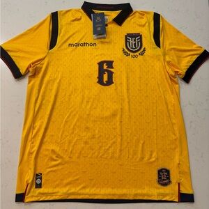 ECUADOR NATIONAL TEAM SOCCER JERSEY - MEN’S SIZE XL - OFFICIAL PLAYER’S VERSION!